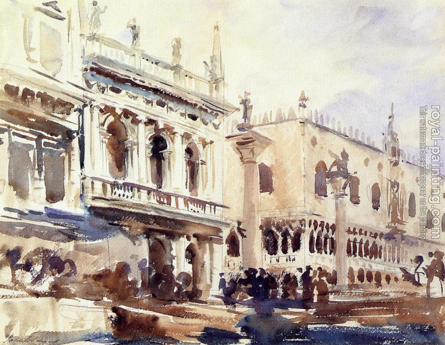 John Singer Sargent : The Piazzetta and the Doge's Palace
